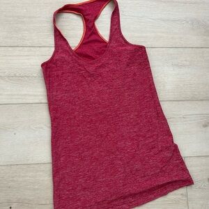 Lululemon Athletica Red Heathered Tank Top